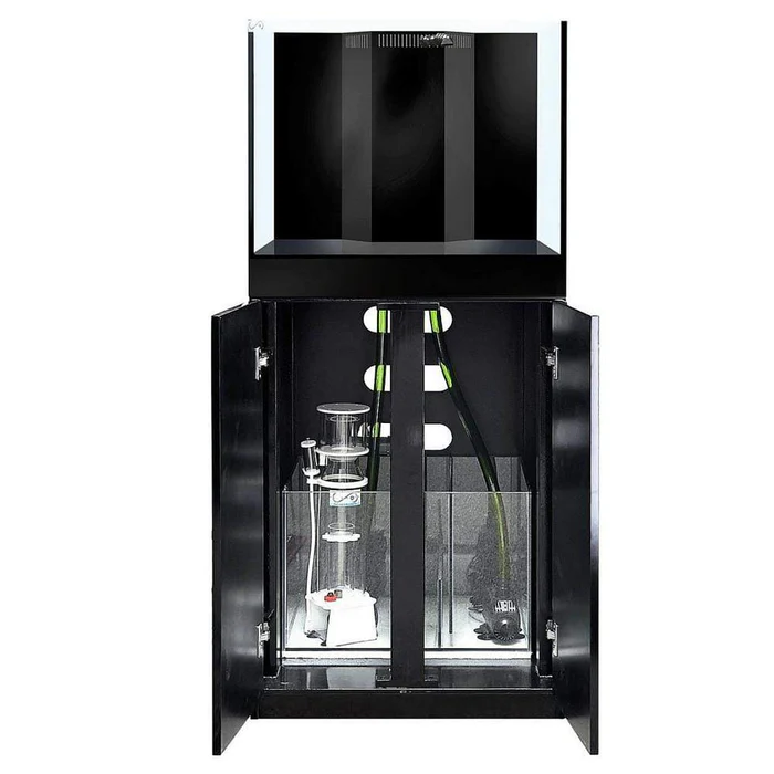 50 Gallon Artisan II Cube - Reef Saltwater Glass Aquarium-inside look